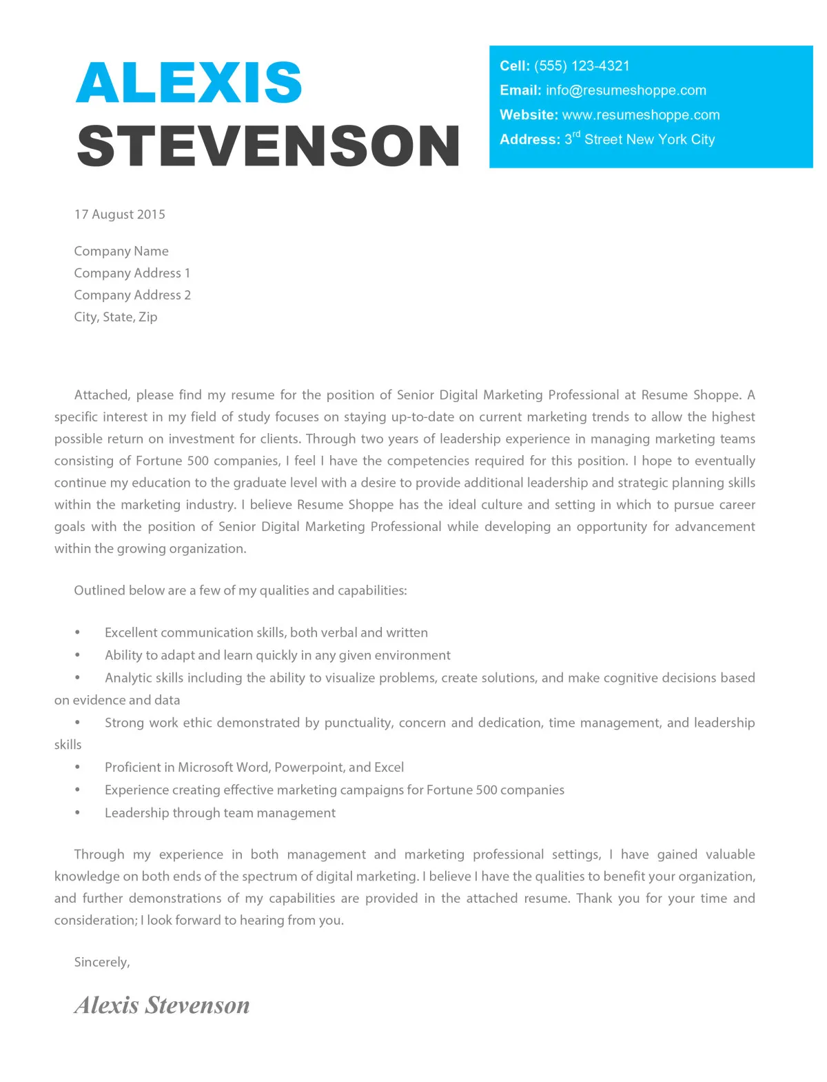 38077 compelling cover letter
