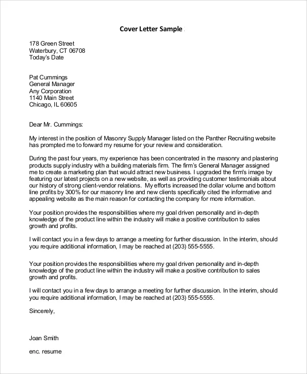 38082 formatting cover letter