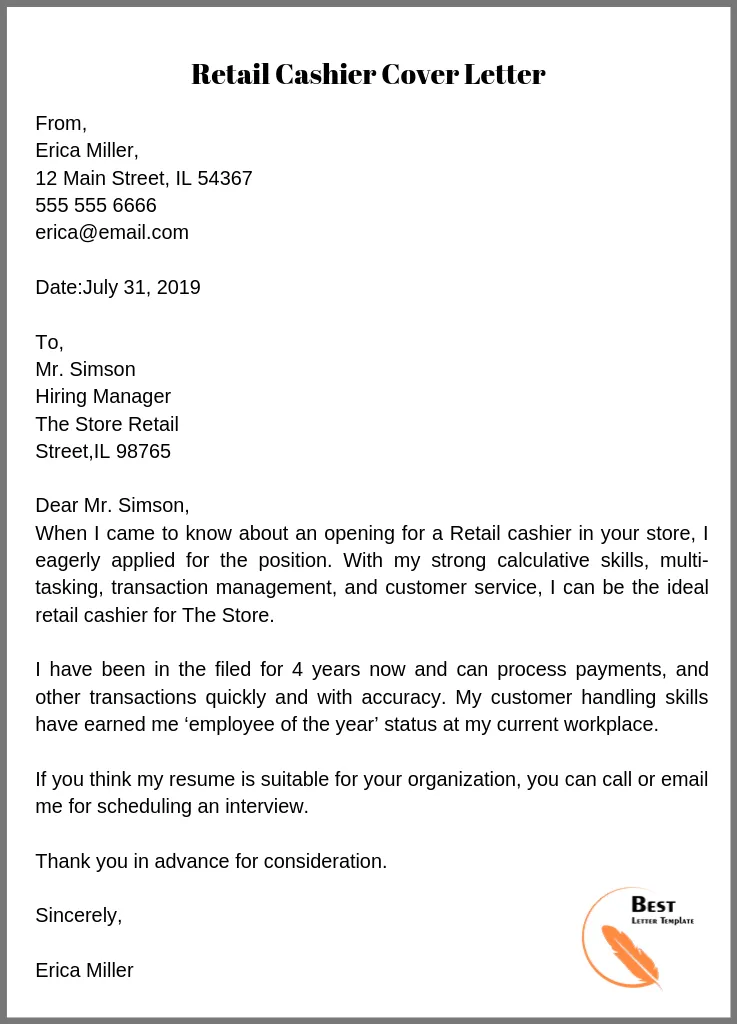 38086 cashier cover letter formatting