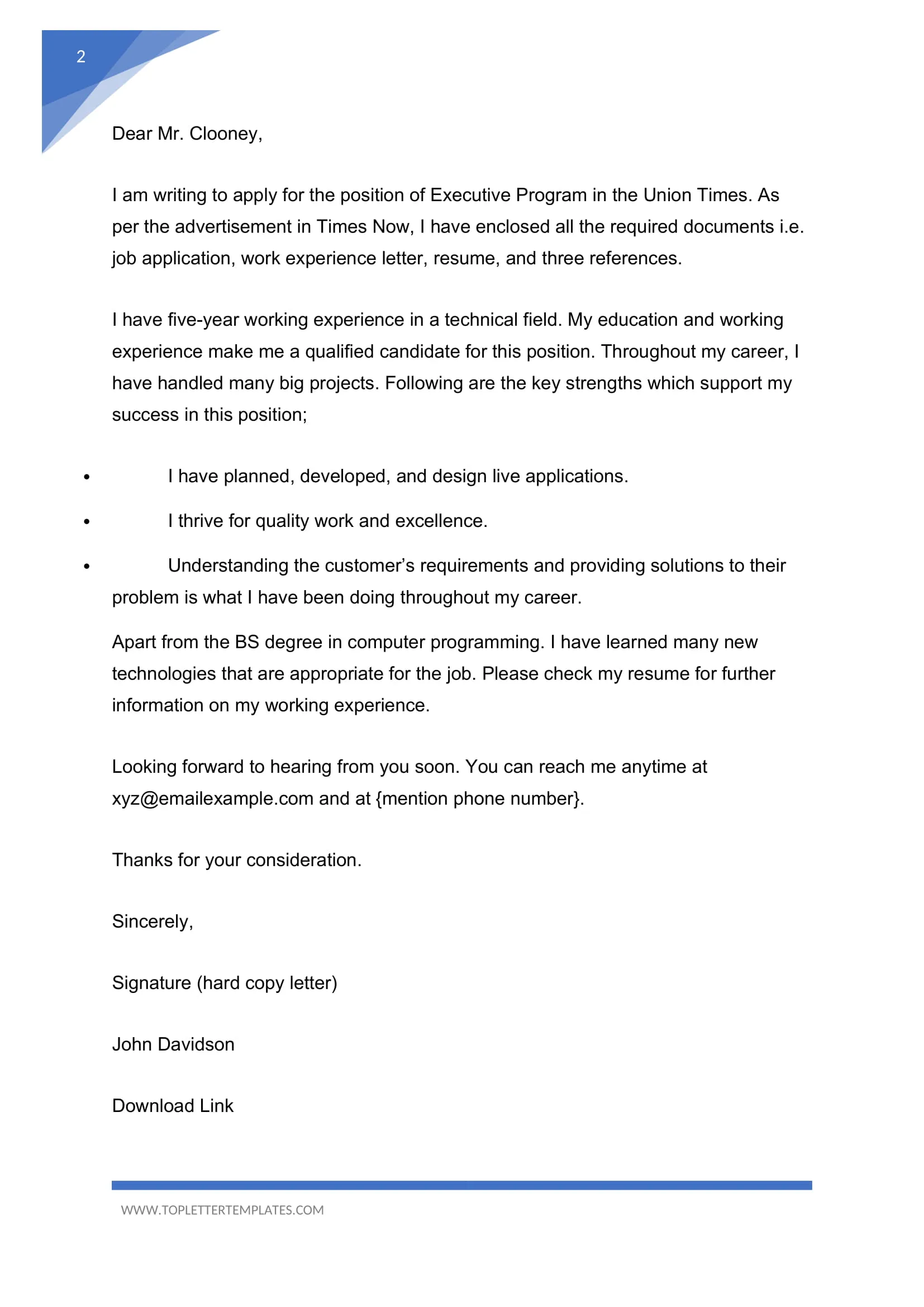 38104 cover letter formatting