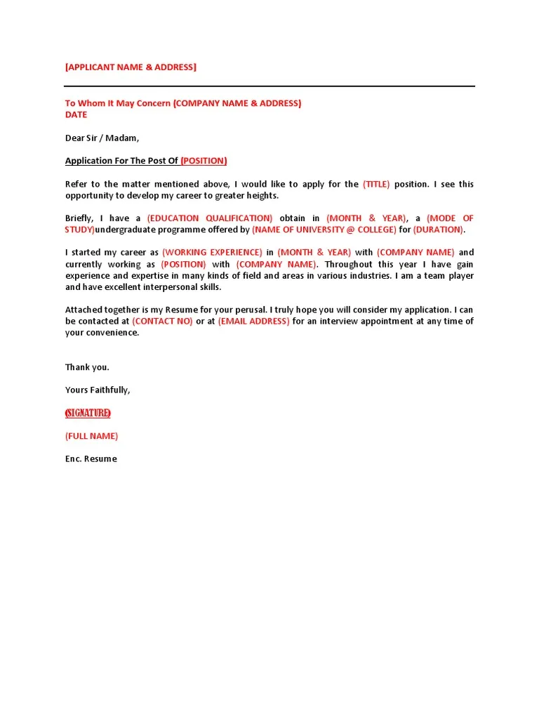 38105 cover letter header