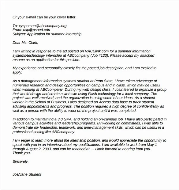 38109 cover letter formatting