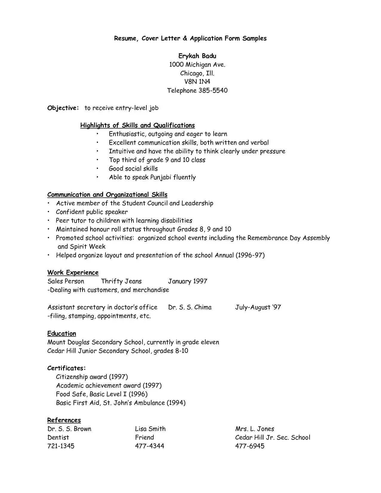 38111 cover letter formatting