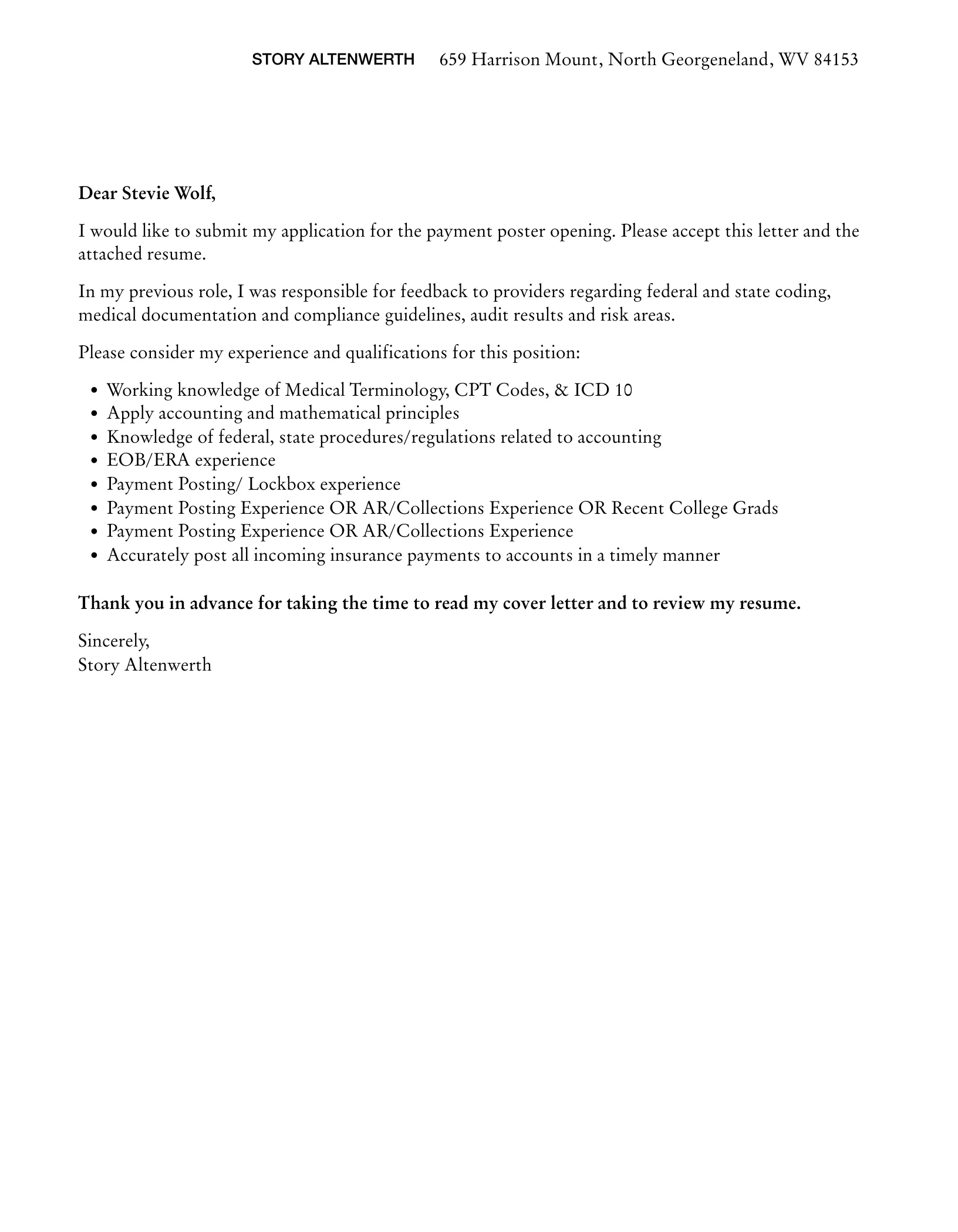 38120 payment cover letter template