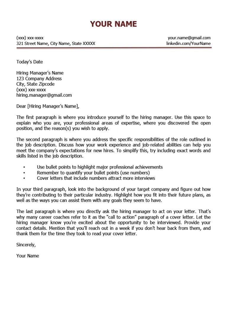 38137 cover letter structure