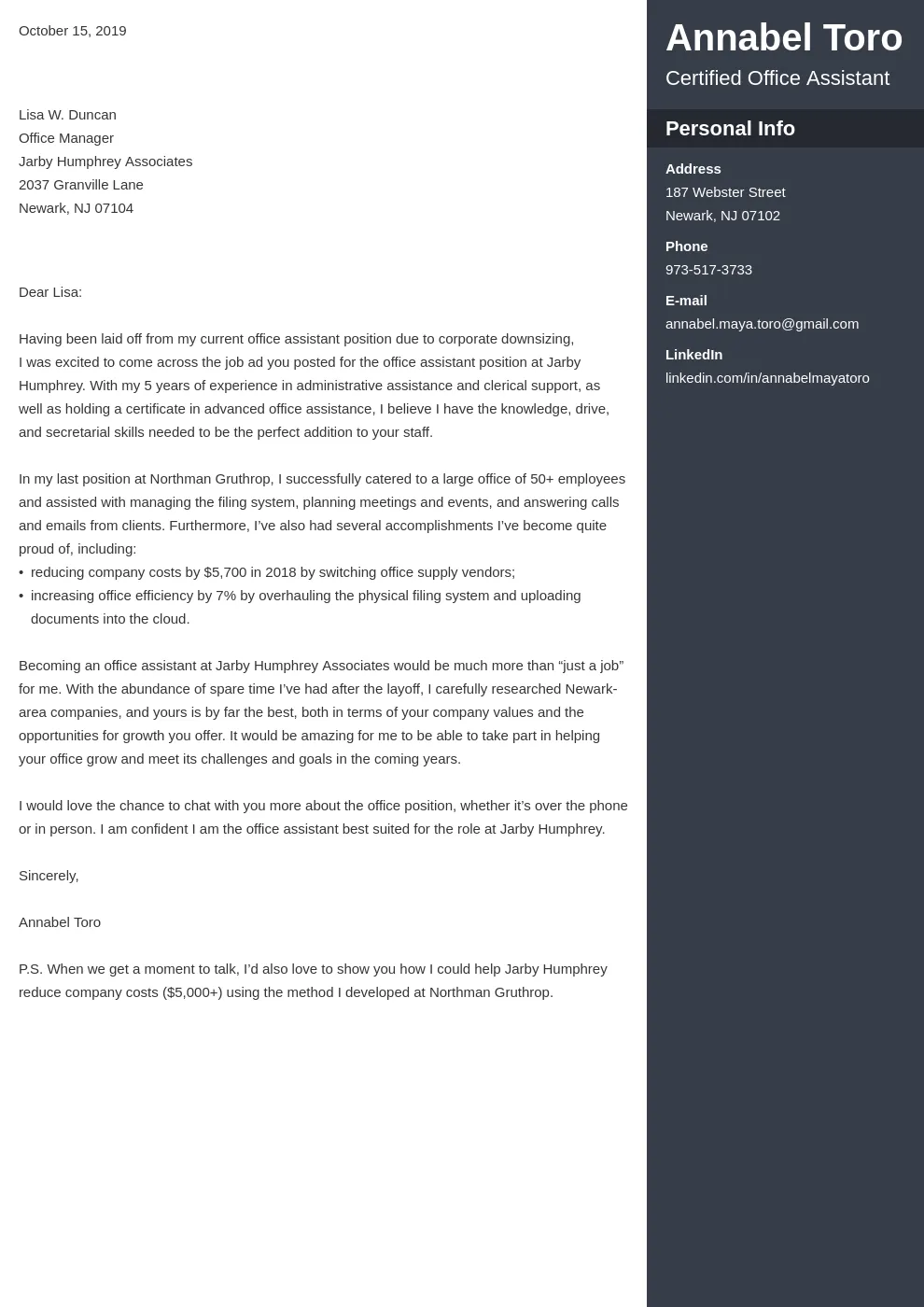 38140 cover letter salutation