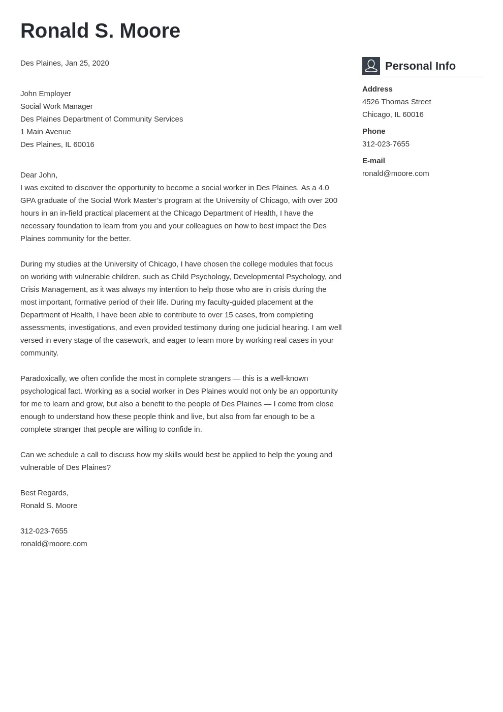 38145 passion for social work