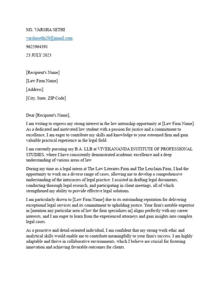 38149 legal internship cover letter