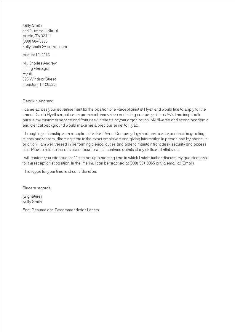 38161 tailoring cover letter