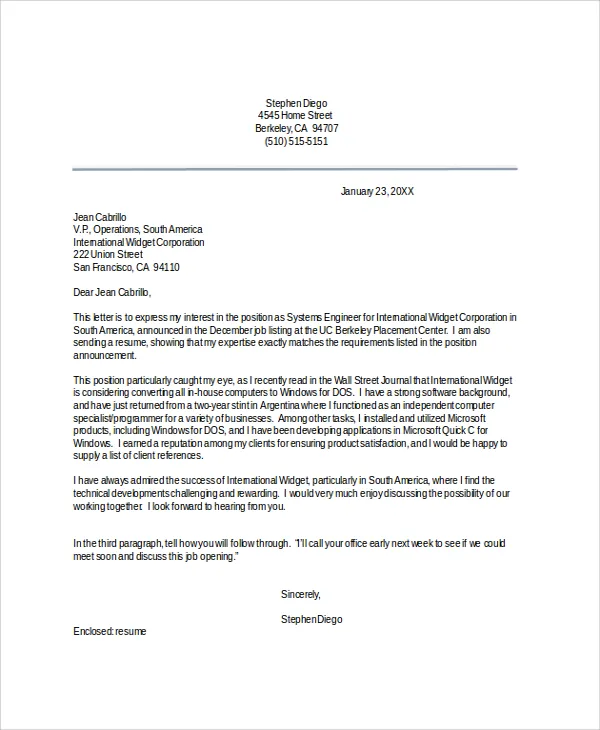 38165 tailoring cover letter