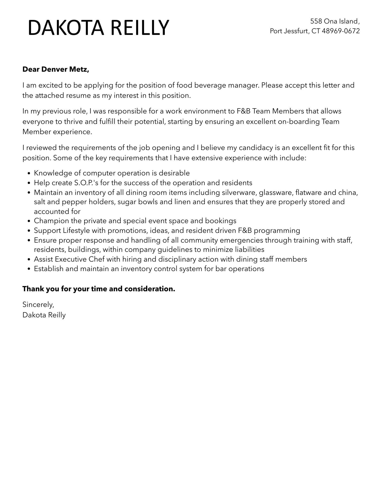 38167 cover letter food beverage manager 4