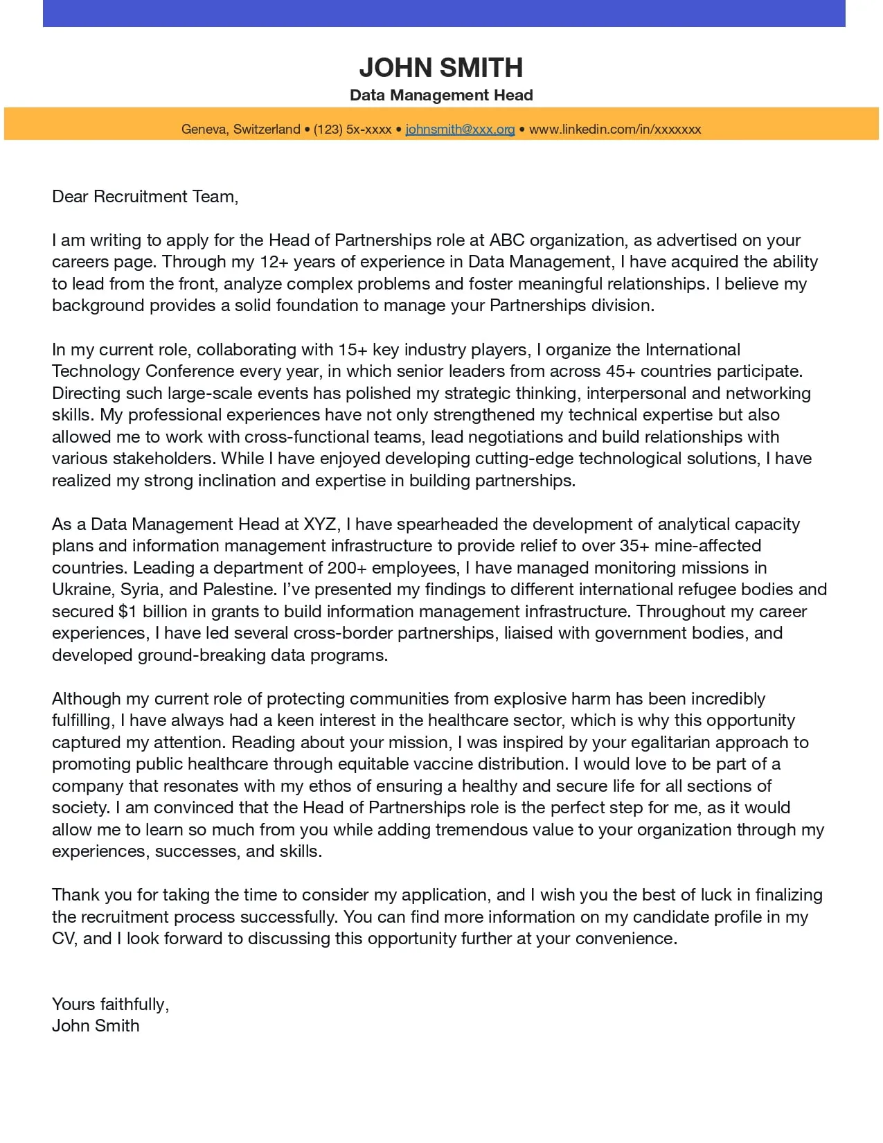 38176 accomplishments cover letter