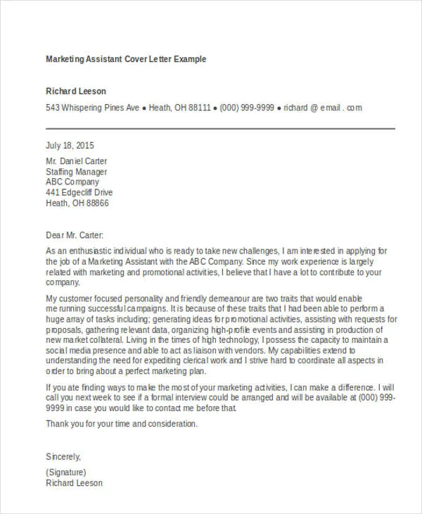 38178 cover letter formatting