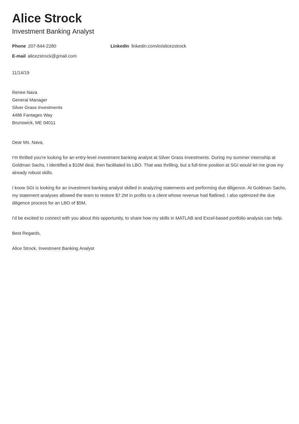 38200 cover letter formatting