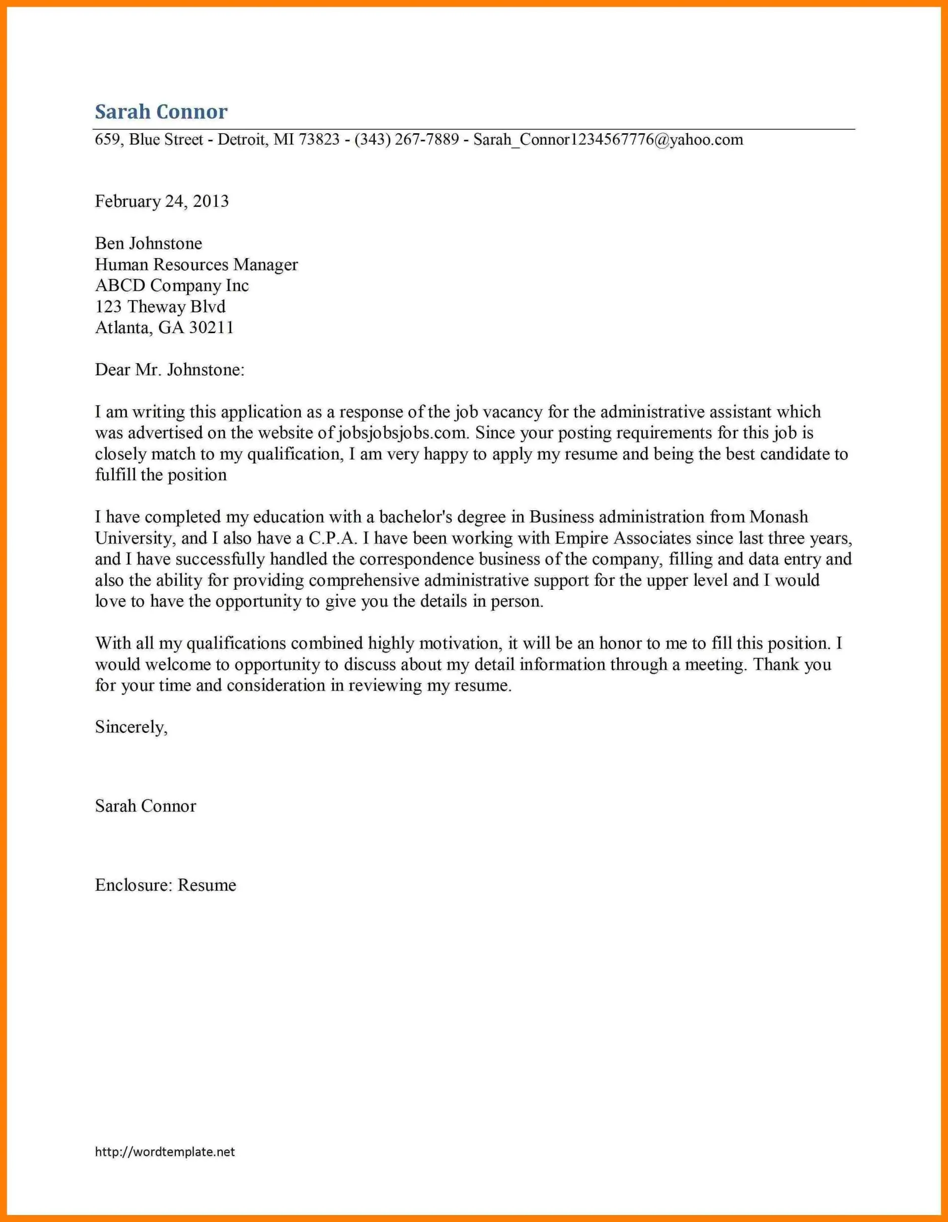 38206 internal cover letter header