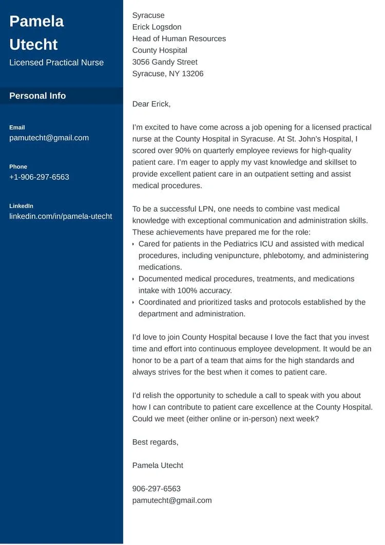 38216 lpn certification cover letter