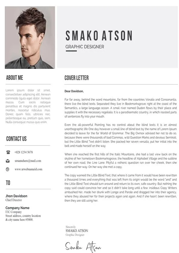 38218 cover letter formatting