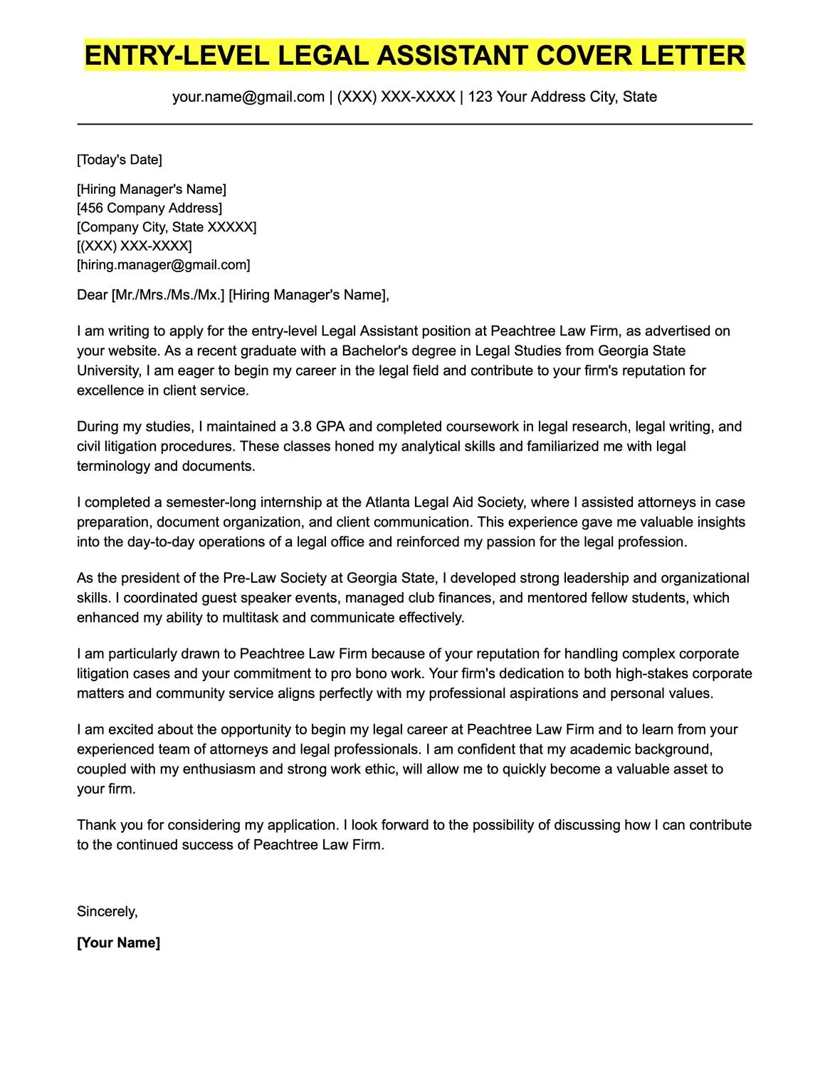 38220 cover letter legal assistant 6