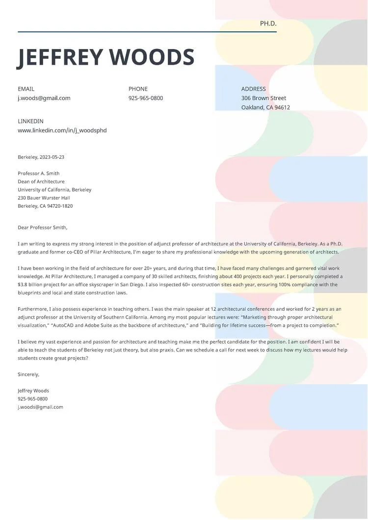 38222 cover letter adjunct professor 3