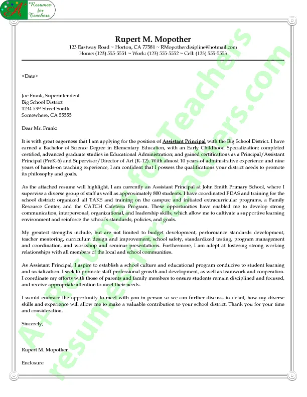 38223 tailoring cover letter