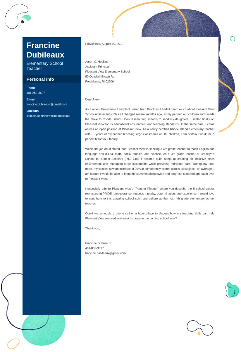 38228 new teacher cover letter 5