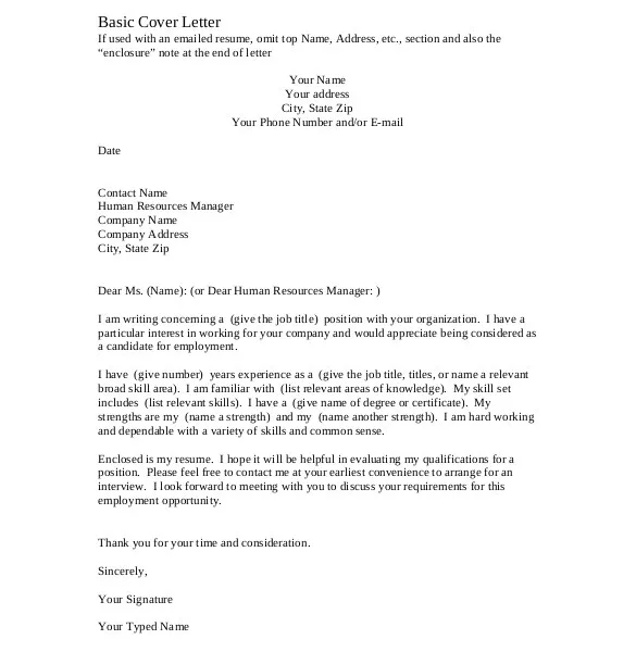 38241 cover letter structure