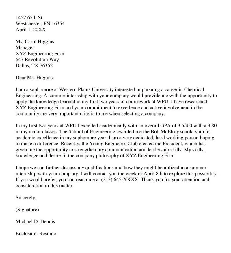 38259 cover letter samples