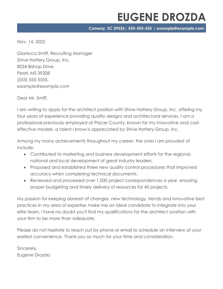 38280 cover letter formatting