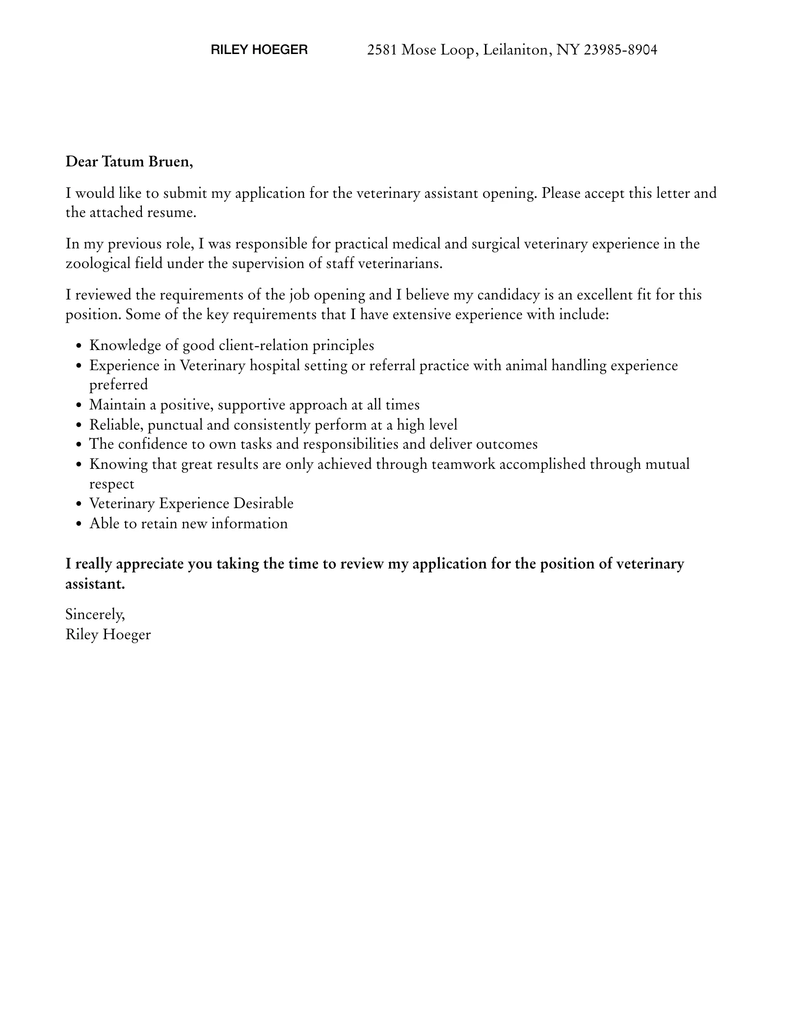 38282 cover letter sample experience