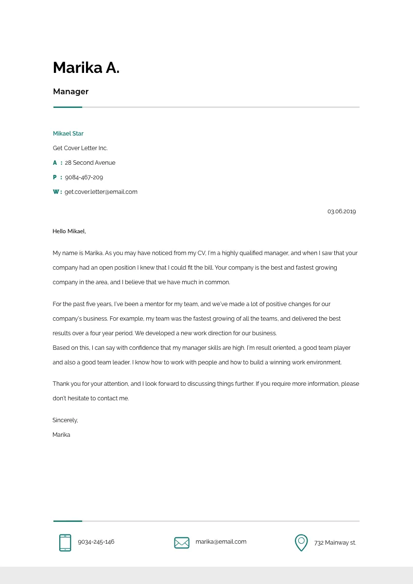 38283 cover letter format