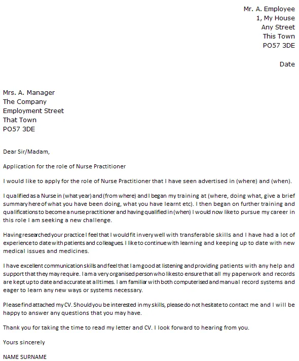 38284 nurse practitioner resume