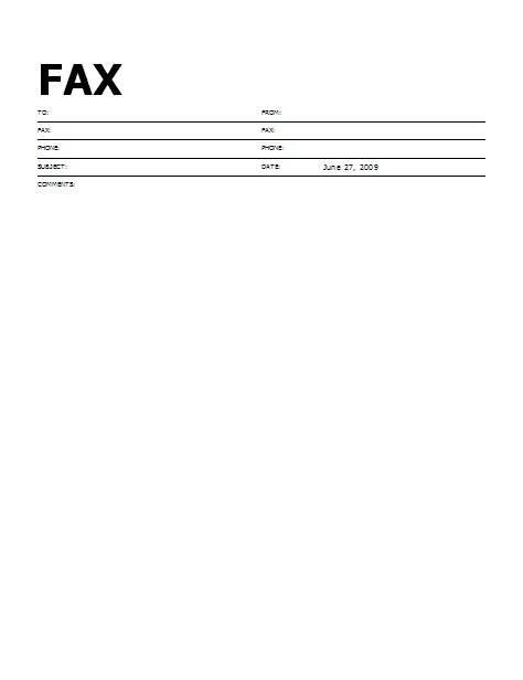 38289 basic fax template