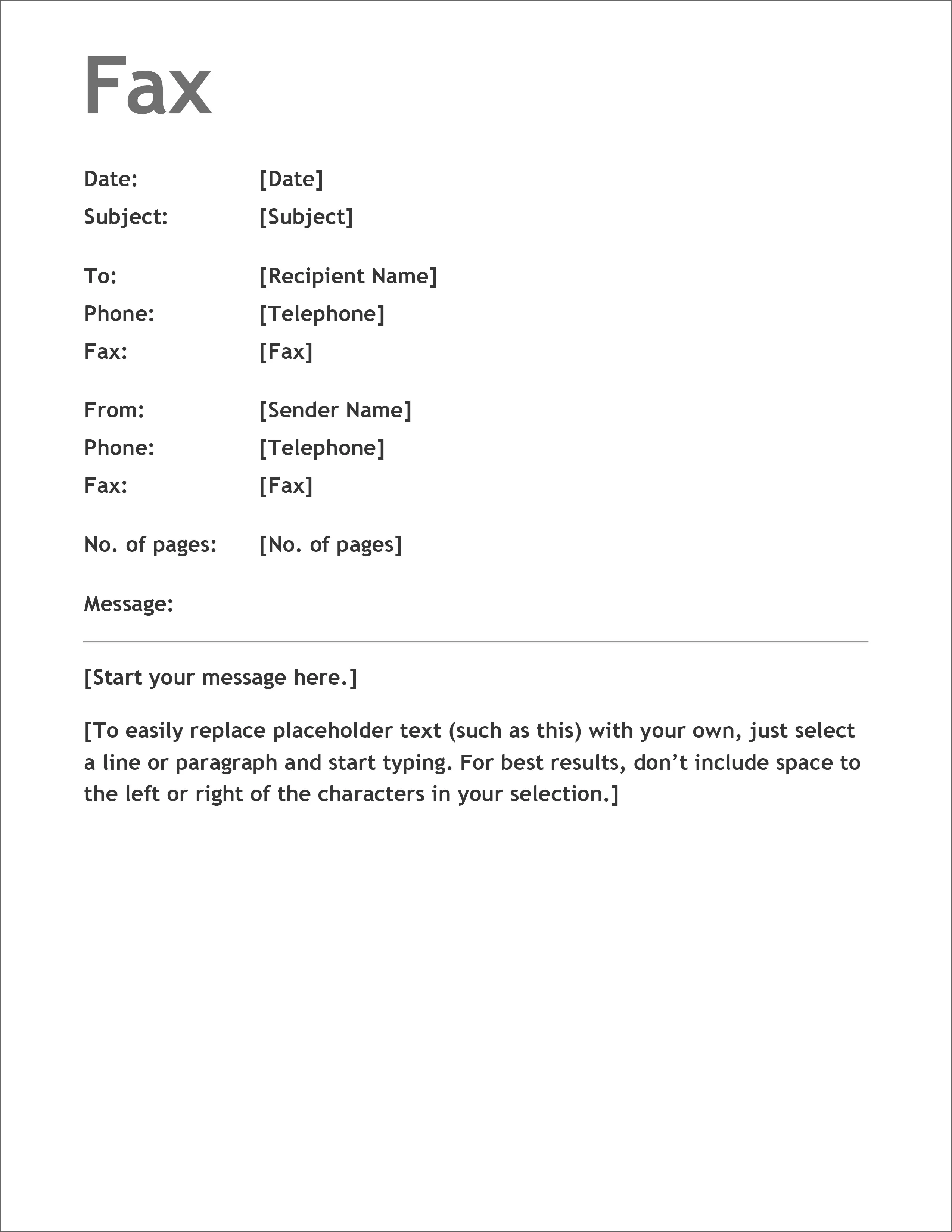 38289 confidential fax template