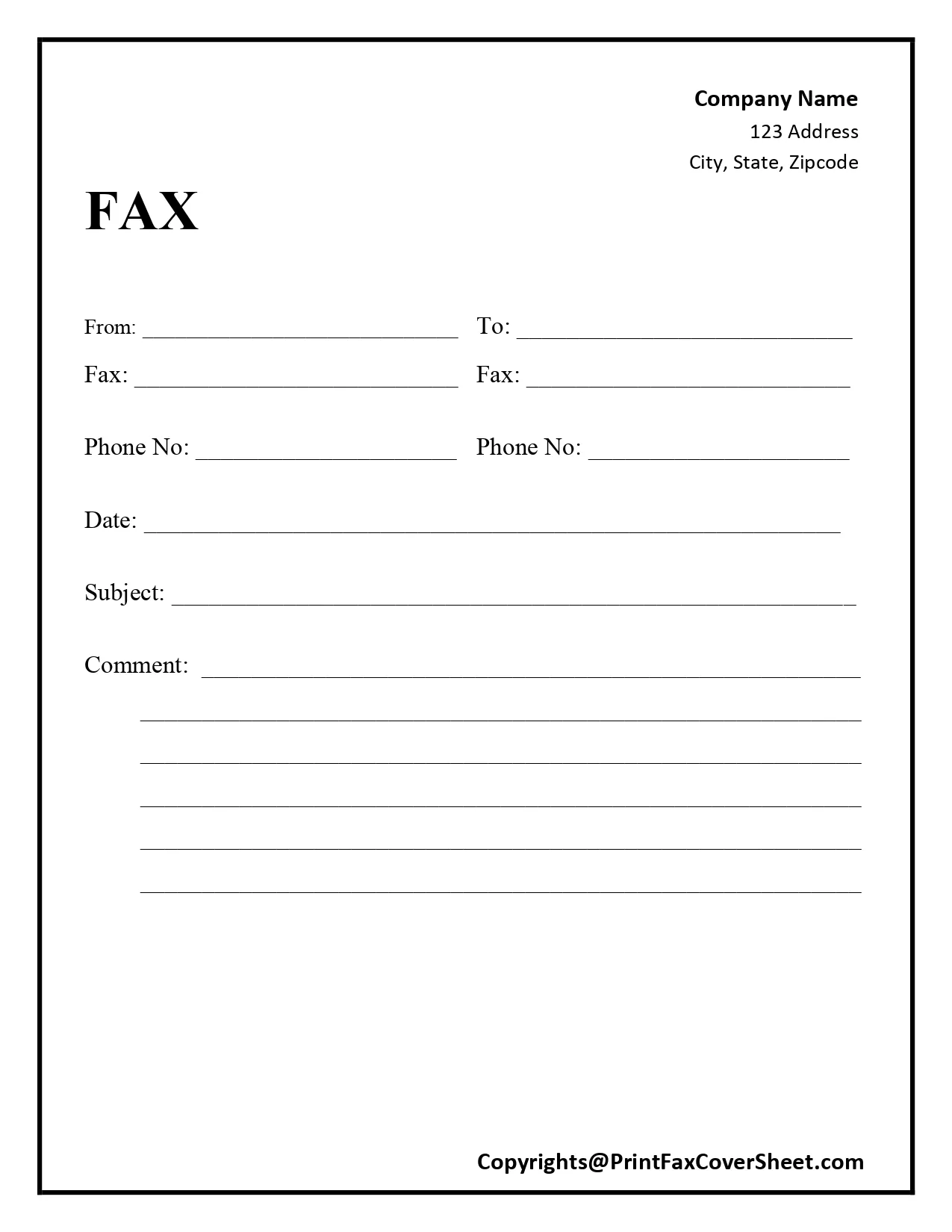 38289 professional fax template