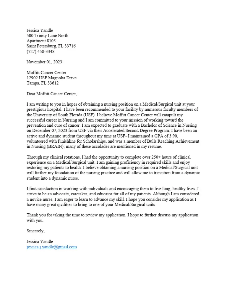 38304 nursing cover letter