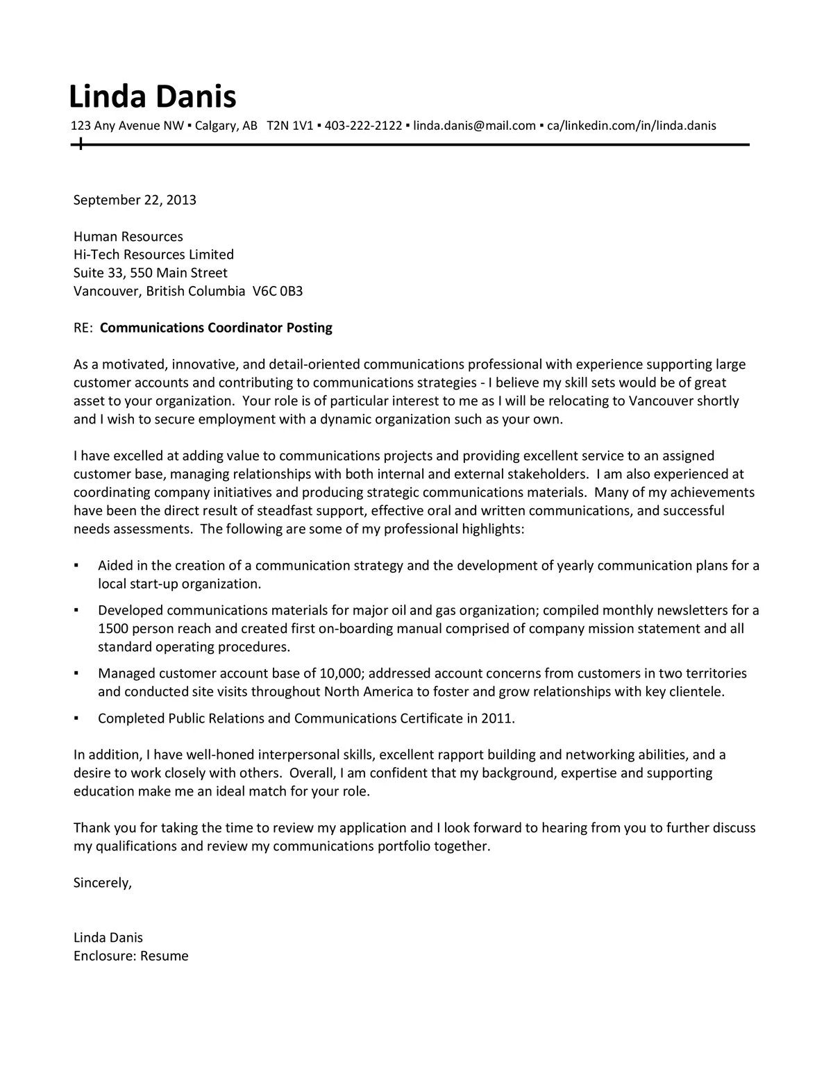 38305 communications manager role