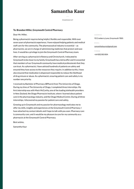 38323 pharmacist formatting