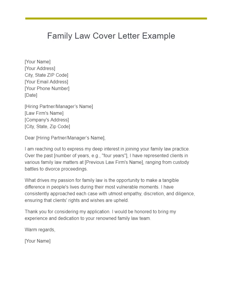 38335 family law cover letter skills