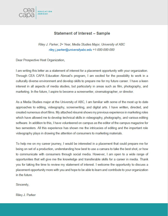 38344 cover letter of interest examples