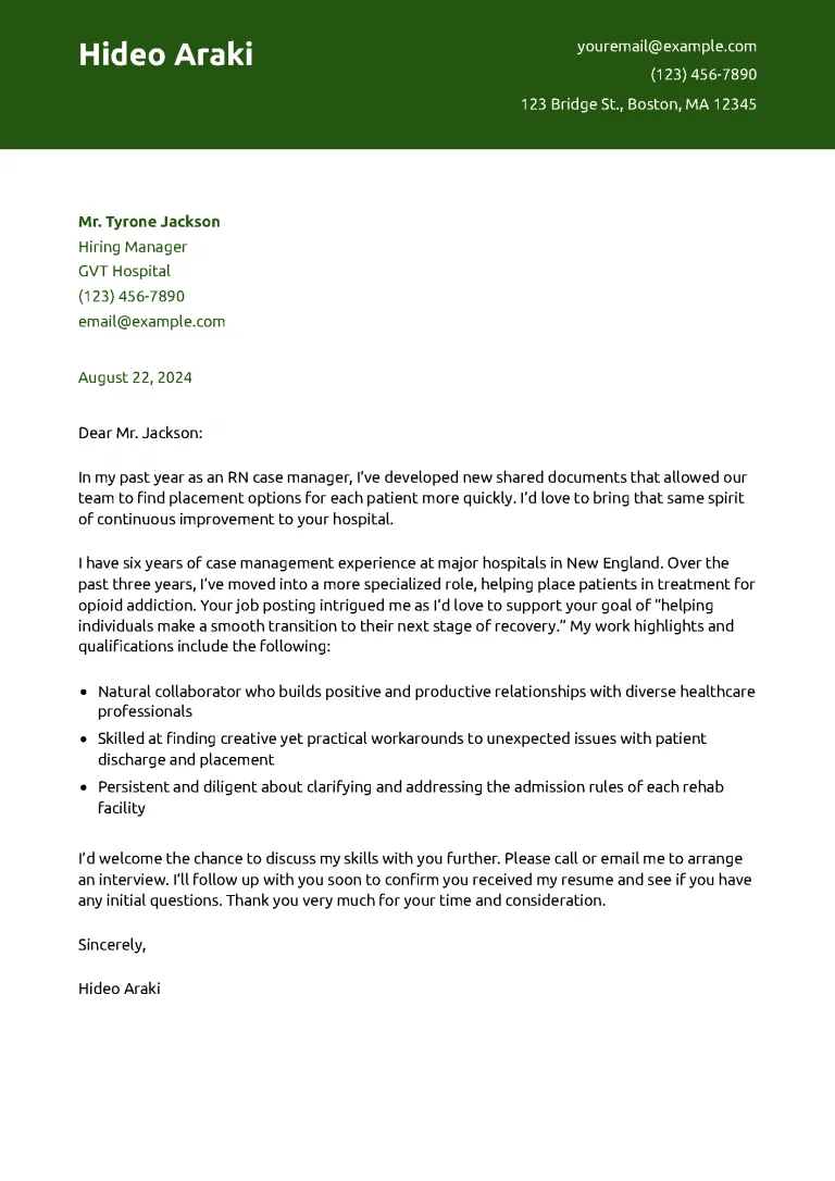 38345 rn case manager experience