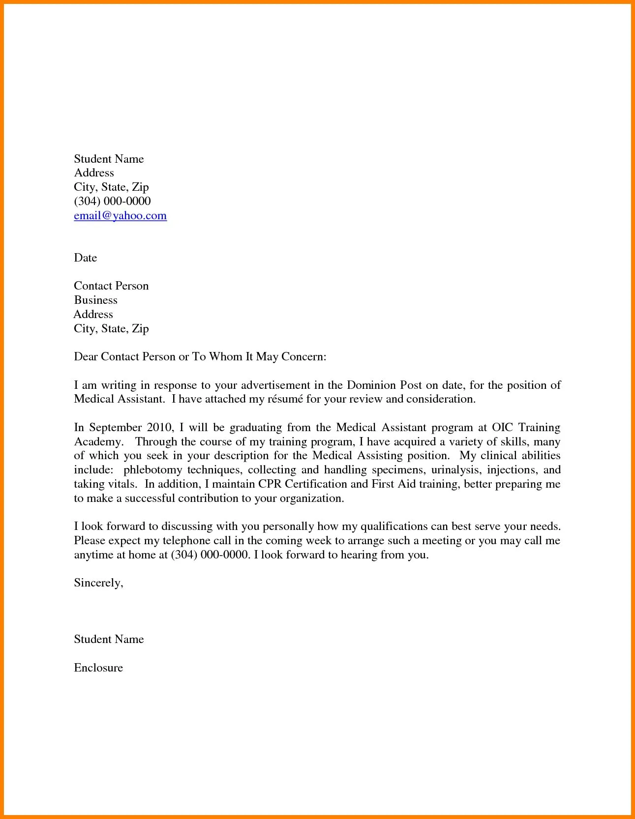 38363 medical cover letter