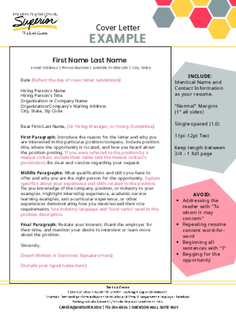 38368 cover letter achievements